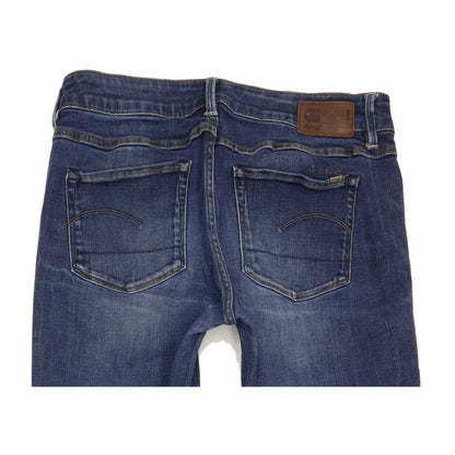 G-Star 3301 Contour Women Blue Straight Regular Jeans W28 L32