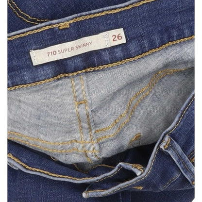 Levi's 710 Women Blue Skinny Slim Stretch Jeans W26 L30