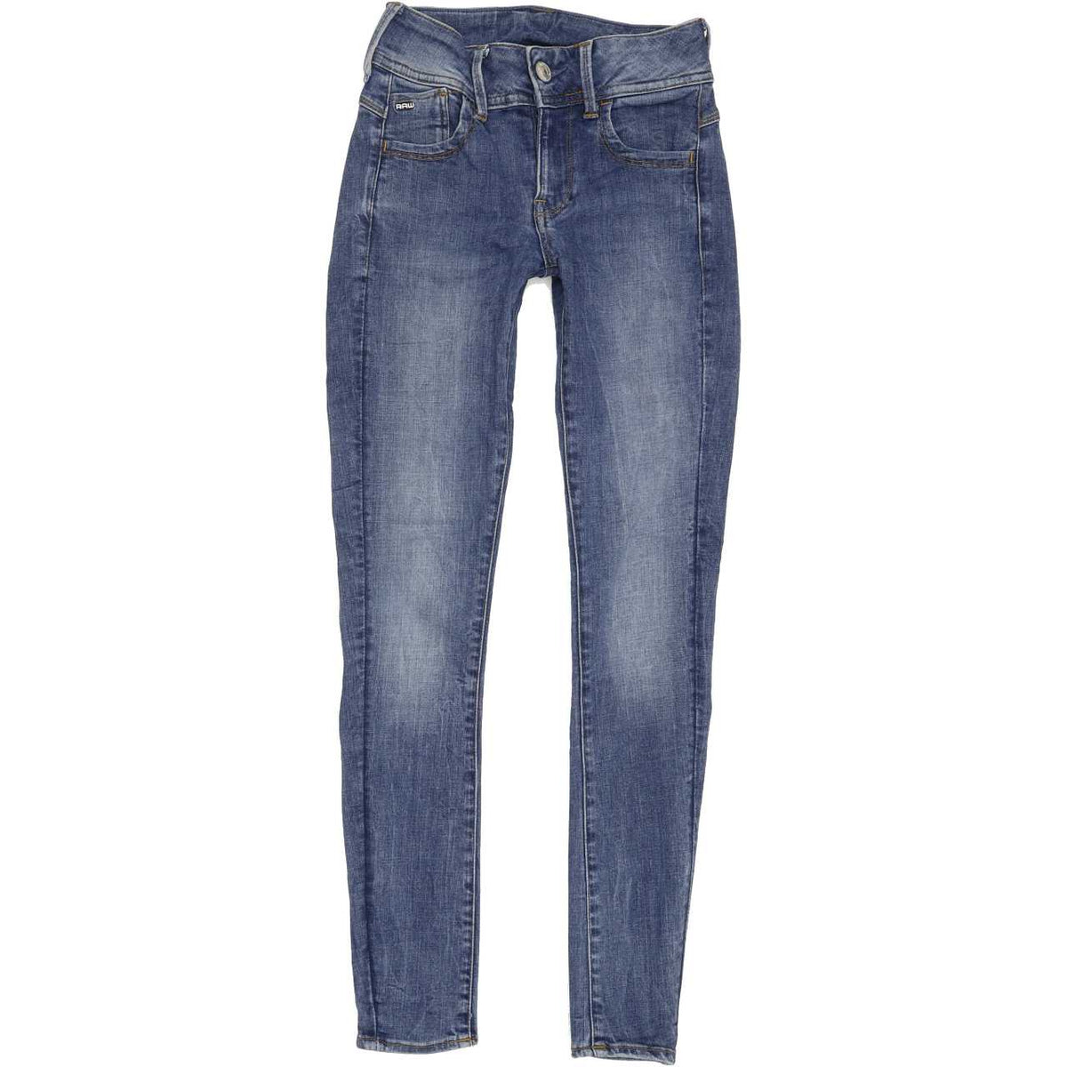 G-Star Women Blue Skinny Slim Jeans W22 L28