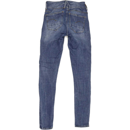 G-Star Women Blue Skinny Slim Jeans W22 L28