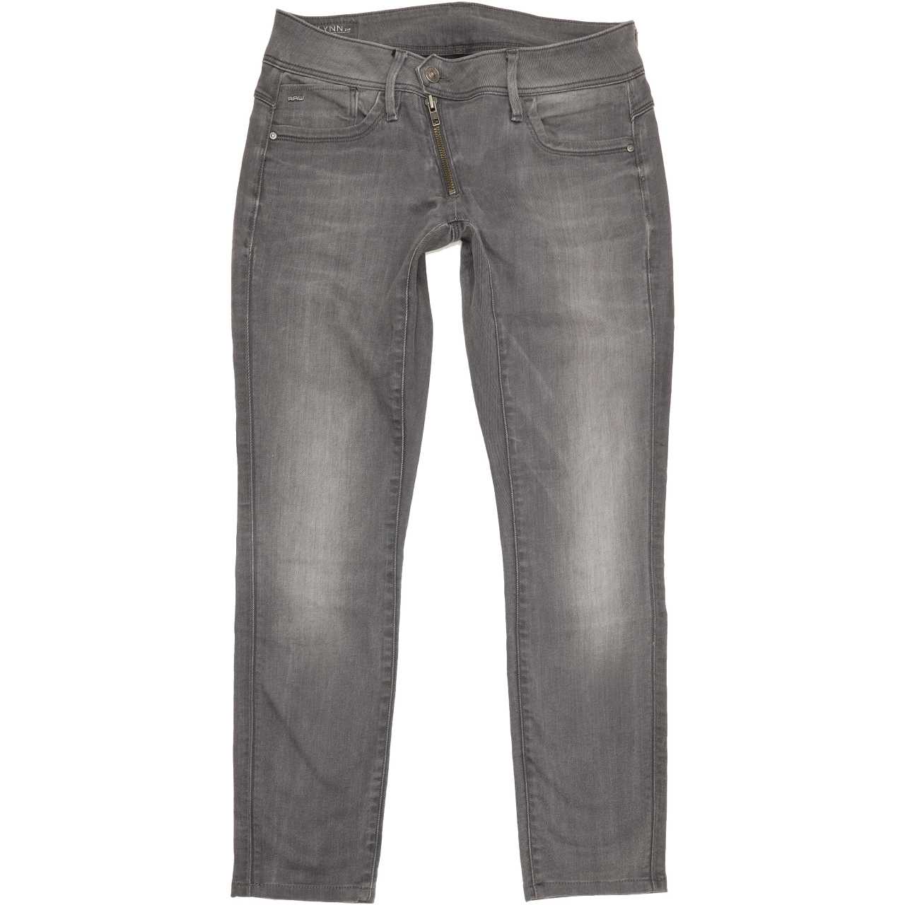 G-Star Lynn Women Grey Skinny Slim Stretch Jeans W27 L27