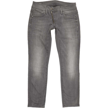 G-Star Lynn Women Grey Skinny Slim Stretch Jeans W27 L27
