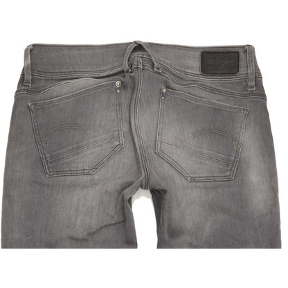 G-Star Lynn Women Grey Skinny Slim Stretch Jeans W27 L27