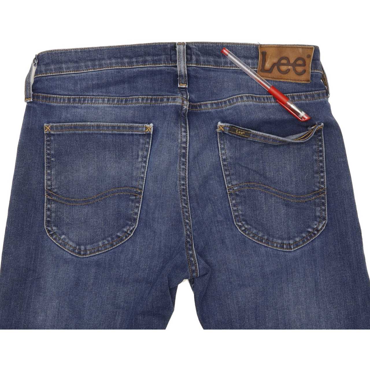 Lee Luke Men Blue Skinny Slim Stretch Jeans W31 L32