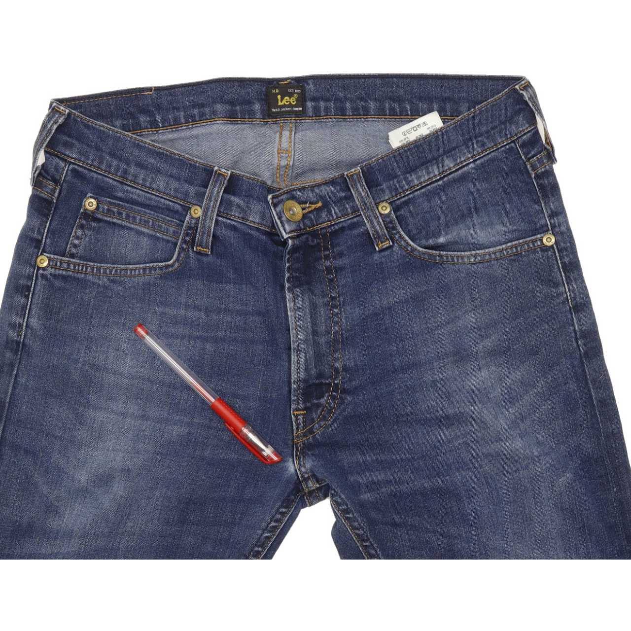 Lee Luke Men Blue Skinny Slim Stretch Jeans W31 L32