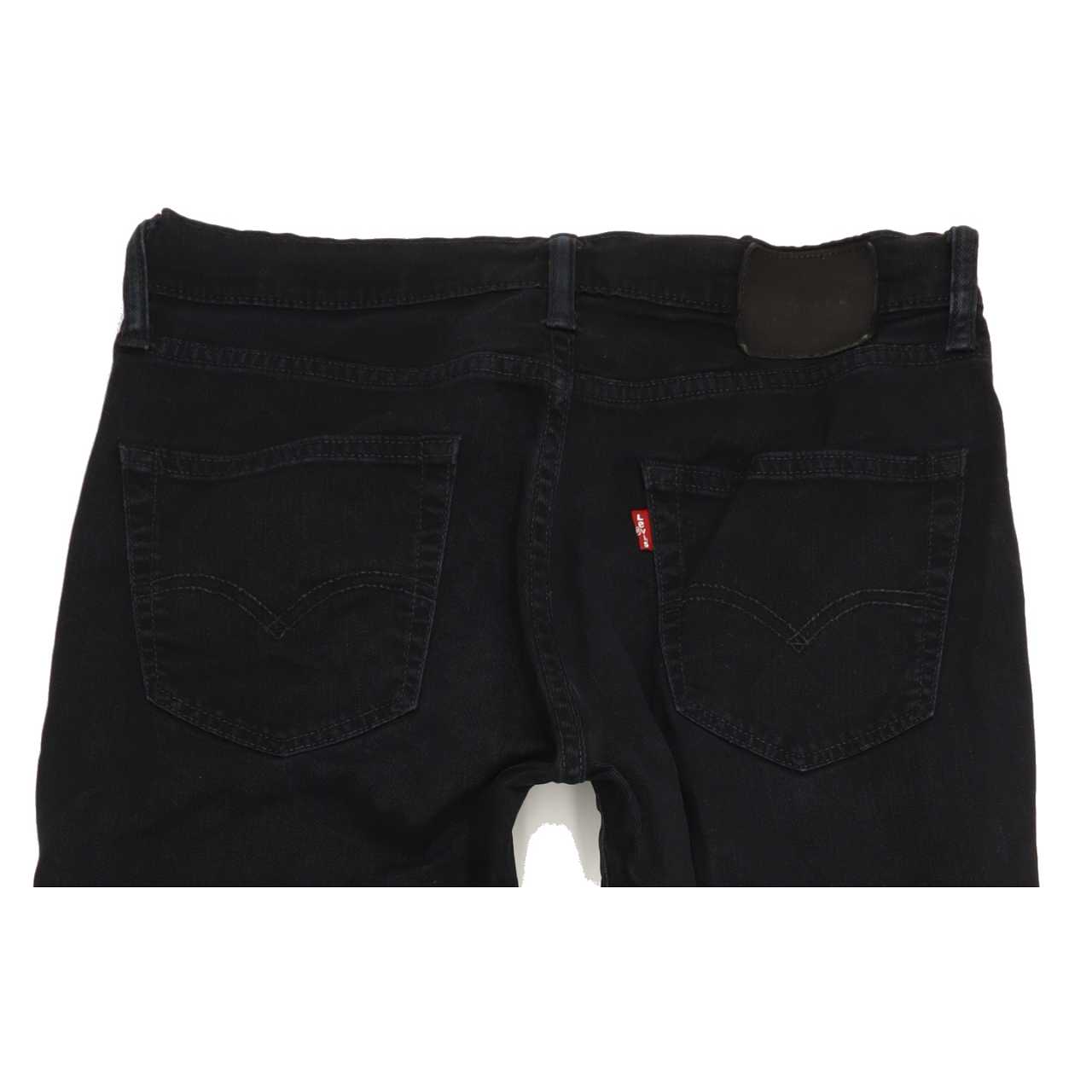Levi's 511 Men Black Straight Slim Stretch Jeans W32 L29
