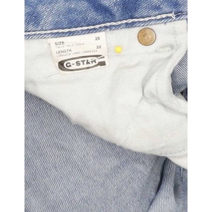G-Star Women Blue Straight Slim Jeans W28 L32