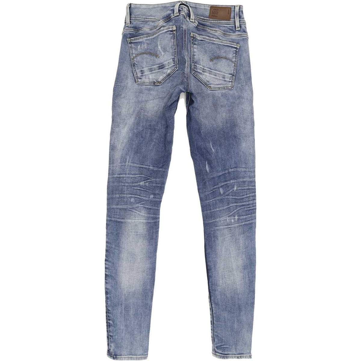 G-Star Lynn Mid Women Blue Skinny Regular Stretch Jeans W28 L31