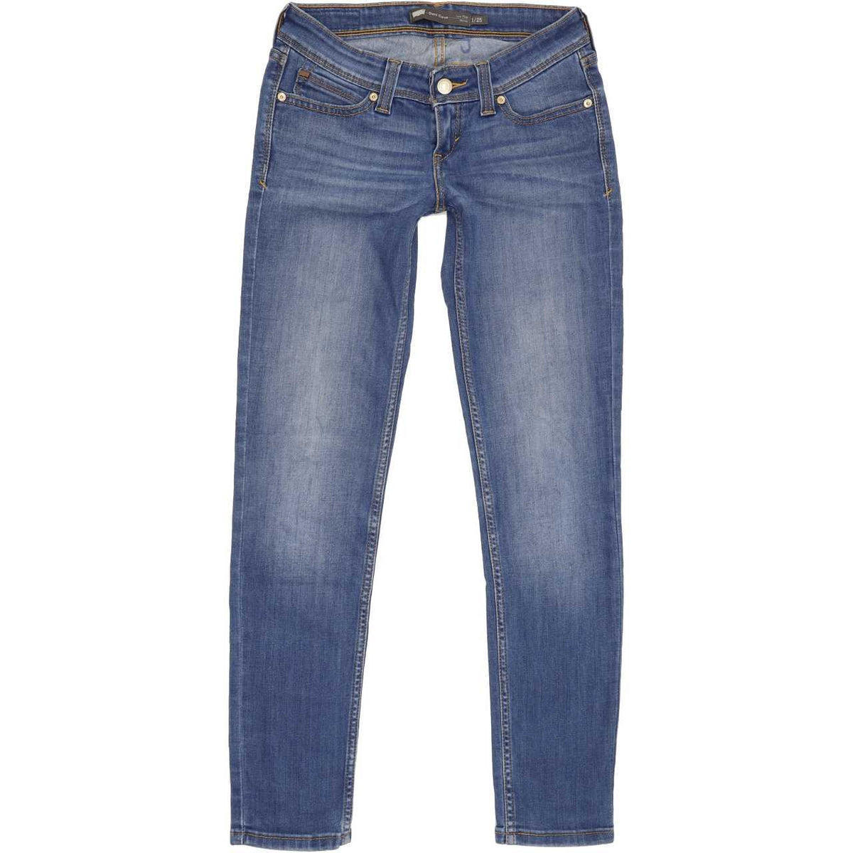 Levi's Demi Curve Women Blue Skinny Slim Stretch Jeans W25 L28