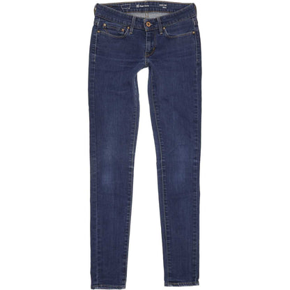 Levi's Slight Curve Women Blue Skinny Slim Stretch Jeans W25 L30
