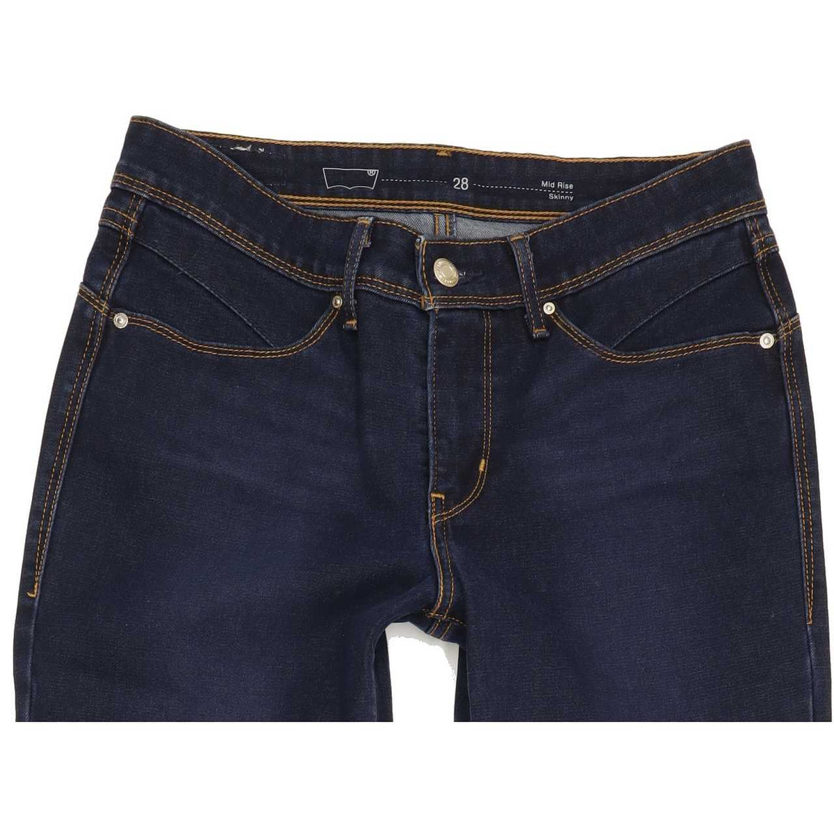 Levi's Women Blue Skinny Regular Stretch Jeans W28 L33
