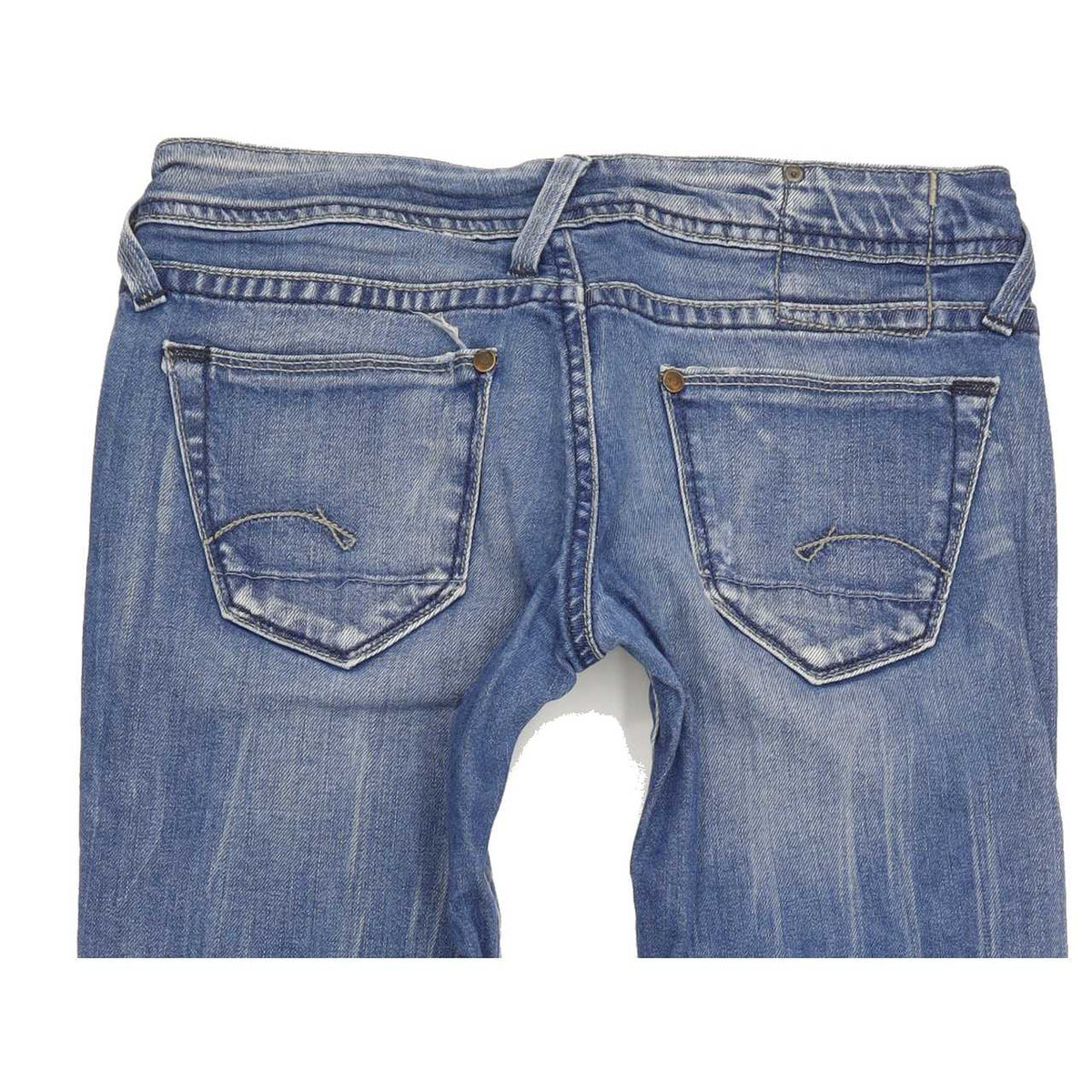 G-Star Core Women Blue Straight Slim Stretch Jeans W26 L33