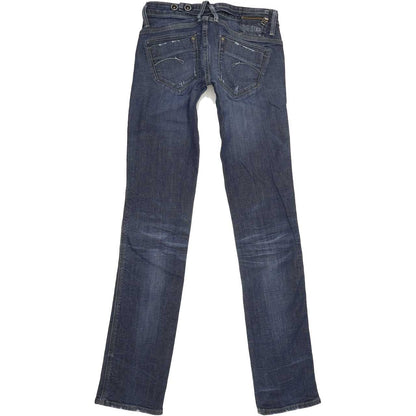 G-Star Women Blue Straight Slim Jeans W26 L34