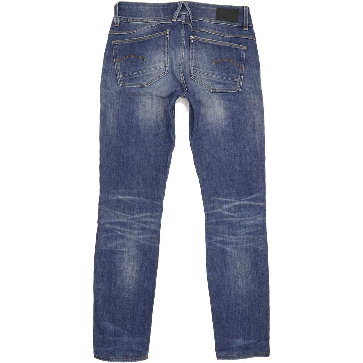 G-Star Lynn Mid Women Blue Skinny Slim Stretch Jeans W26 L29