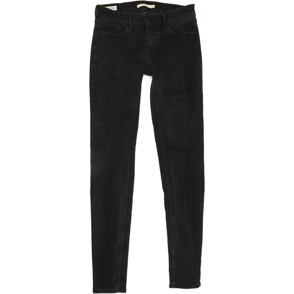 Levi's 710 Women Black Skinny Slim Stretch Jeans W28 L31