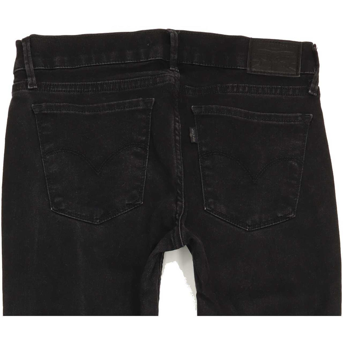 Levi's 710 Women Black Skinny Slim Stretch Jeans W28 L31