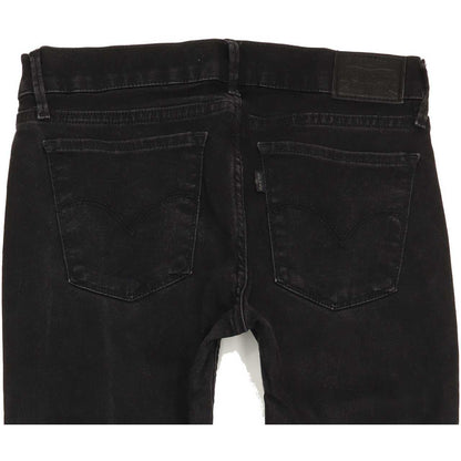 Levi's 710 Women Black Skinny Slim Stretch Jeans W28 L31