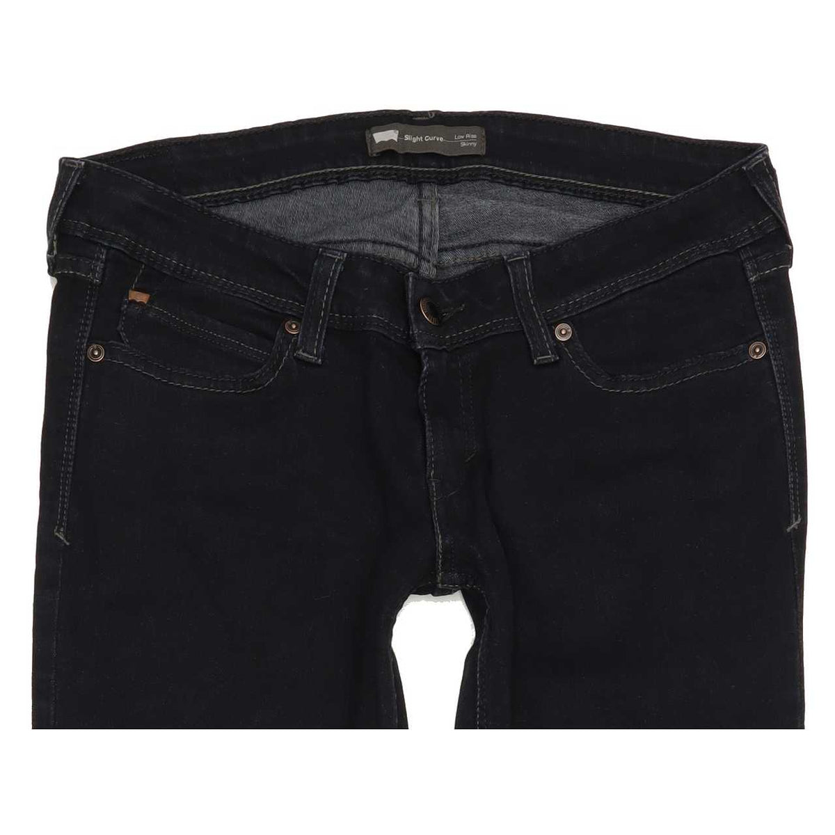 Levi's Slight Curve Women Navy Skinny Slim Stretch Jeans W29 L31