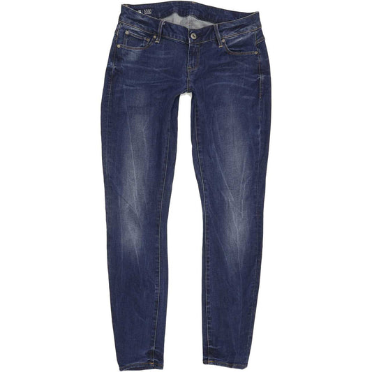 G-Star 3301 Women Blue Skinny Slim Stretch Jeans W29 L29