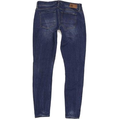 G-Star 3301 Women Blue Skinny Slim Stretch Jeans W29 L29