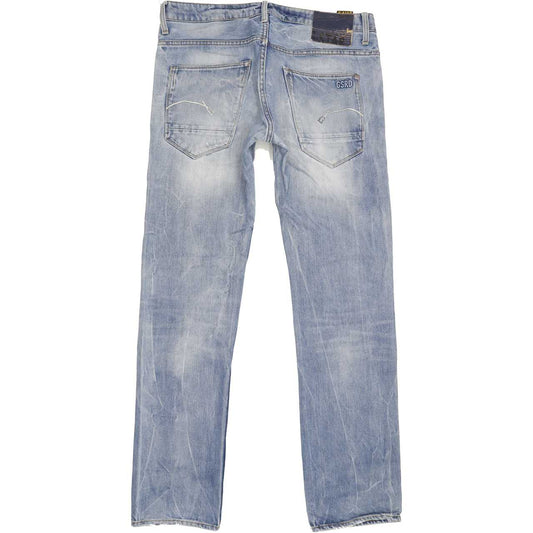 G-Star Morris Men Blue Straight Regular Jeans W33 L32