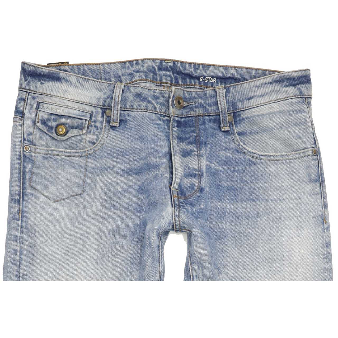 G-Star Morris Men Blue Straight Regular Jeans W33 L32