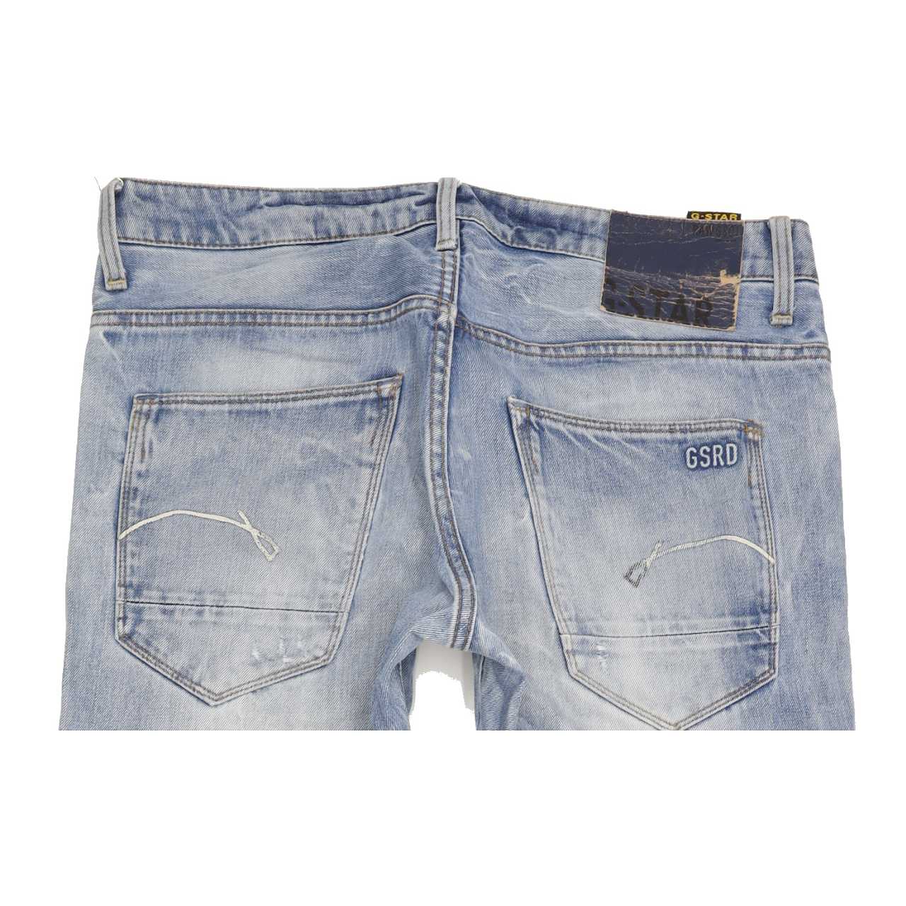 G-Star Morris Men Blue Straight Regular Jeans W33 L32