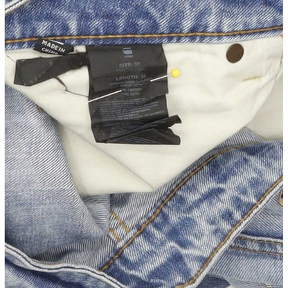 G-Star Morris Men Blue Straight Regular Jeans W33 L32