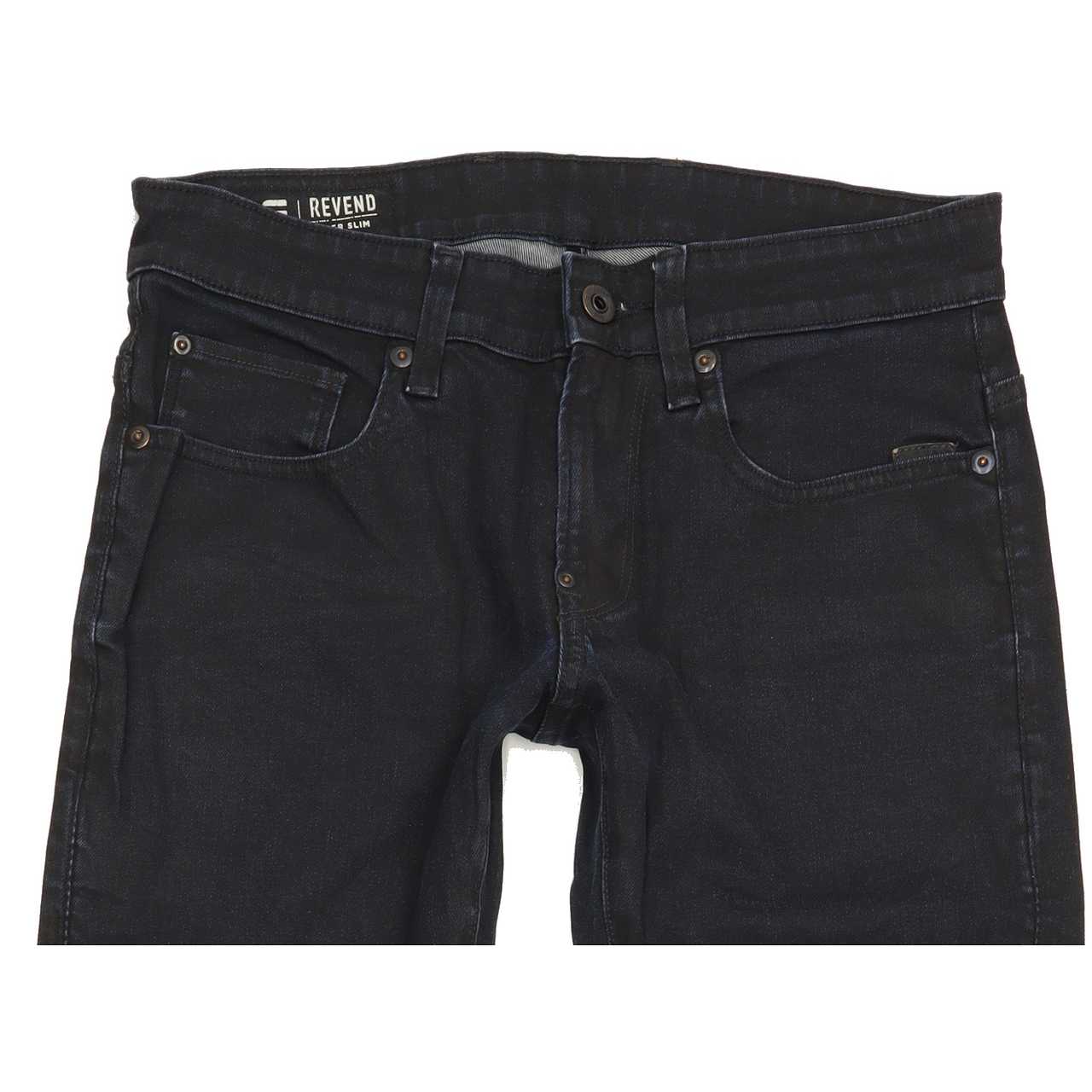 G-Star Revend Men Navy Straight Slim Stretch Jeans W29 L31