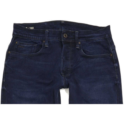 G-Star 3301 Men Blue Tapered Regular Stretch Jeans W30 L29
