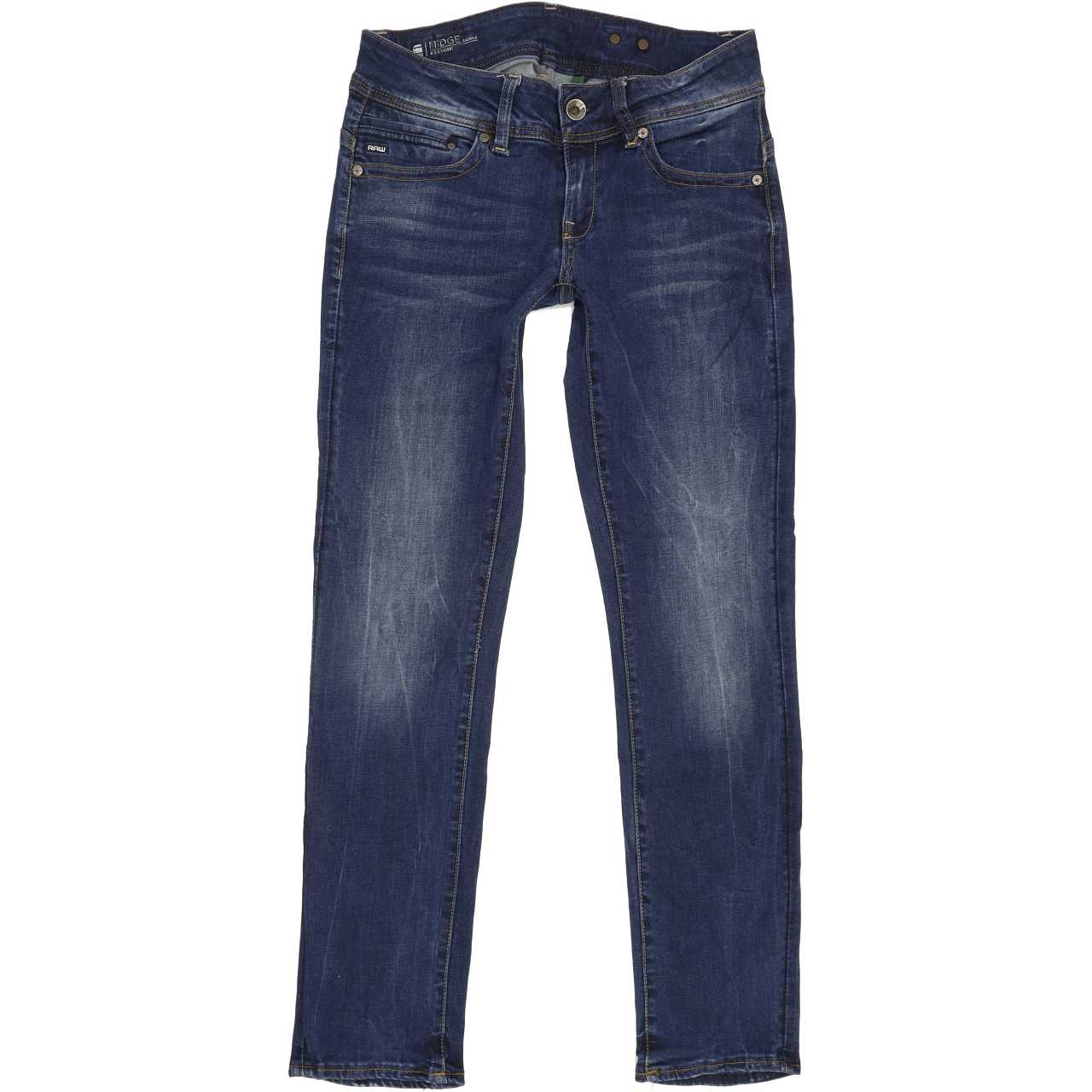 G-Star Midge Saddle Women Blue Straight Regular Stretch Jeans W29 L30