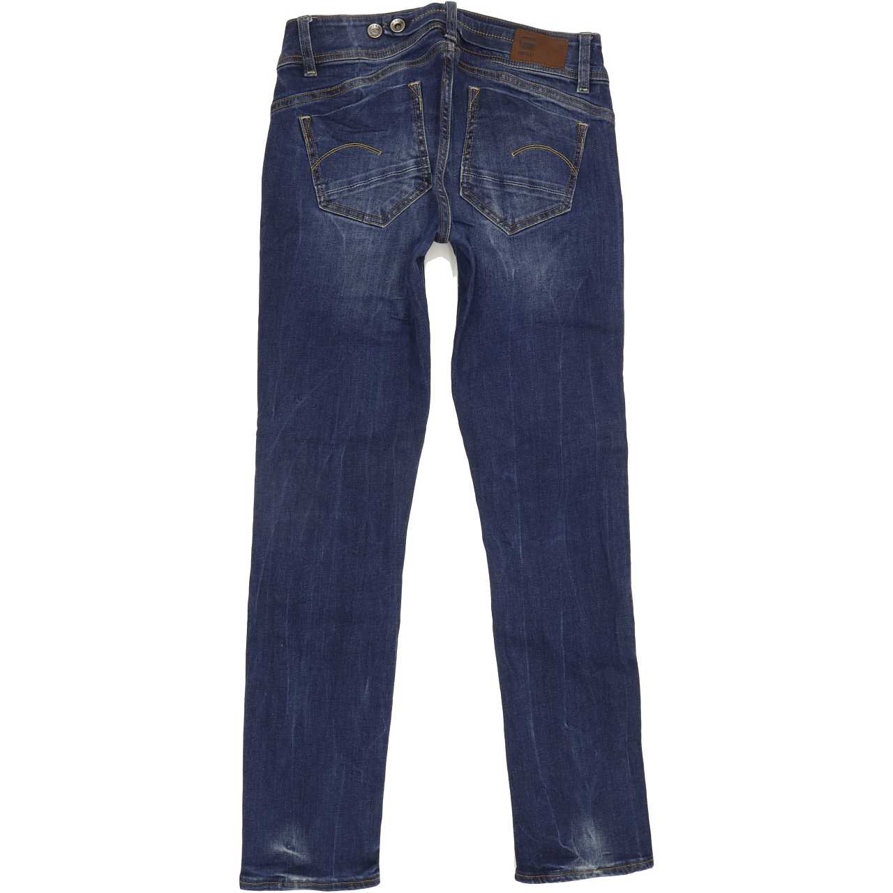 G-Star Midge Saddle Women Blue Straight Regular Stretch Jeans W29 L30