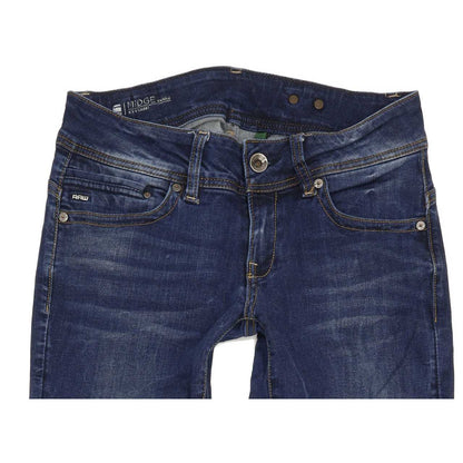G-Star Midge Saddle Women Blue Straight Regular Stretch Jeans W29 L30