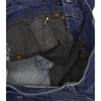 G-Star Midge Saddle Women Blue Straight Regular Stretch Jeans W29 L30