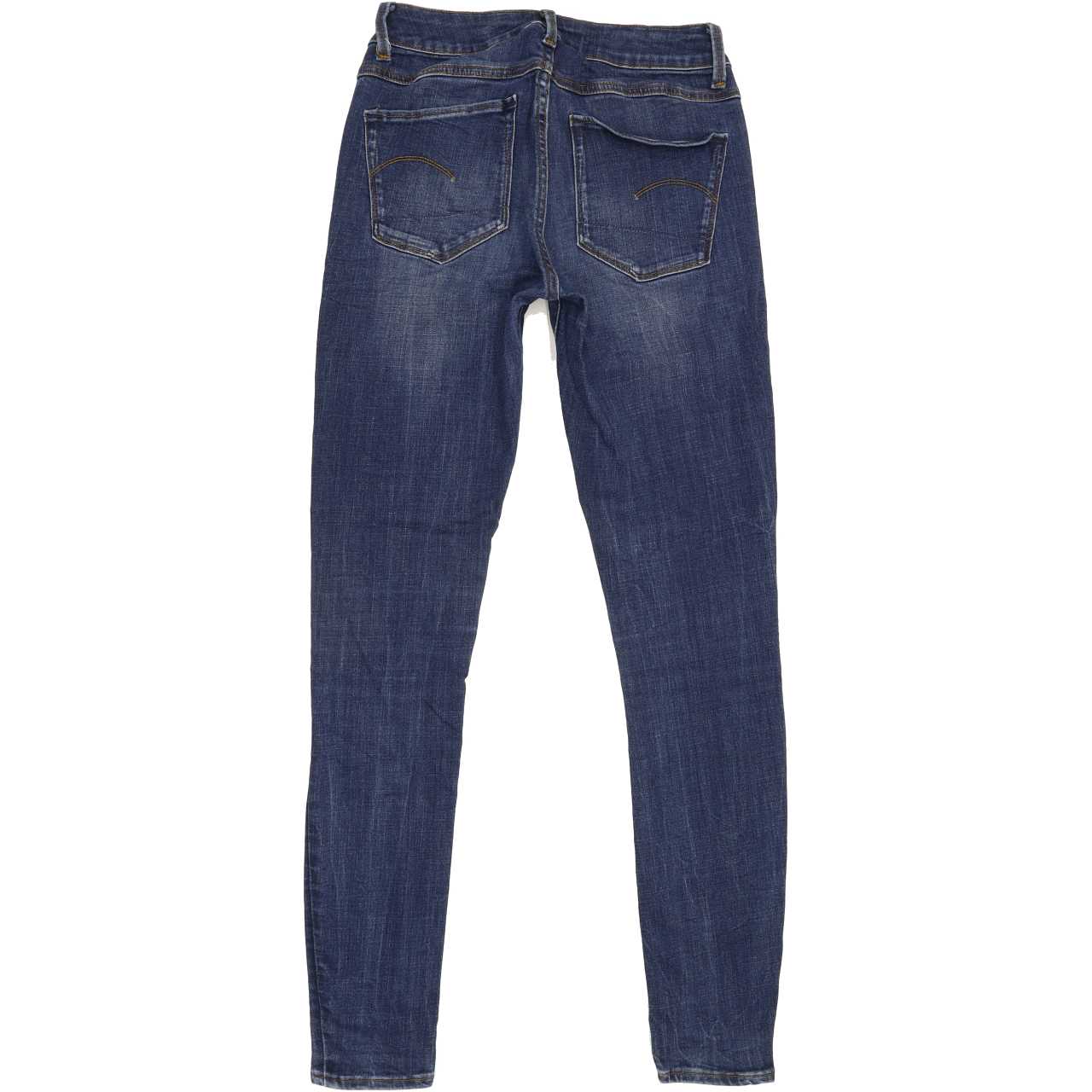 G-Star 3301 d-Mid Women Blue Skinny Regular Stretch Jeans W27 L29