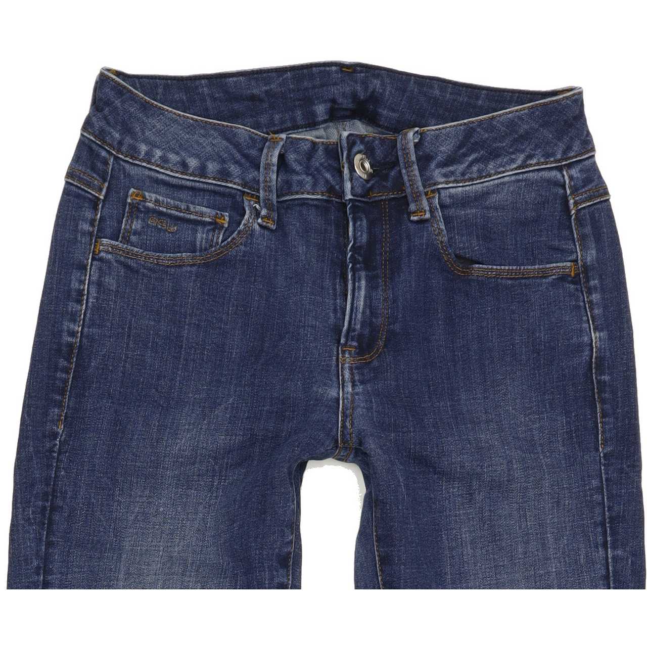 G-Star 3301 d-Mid Women Blue Skinny Regular Stretch Jeans W27 L29