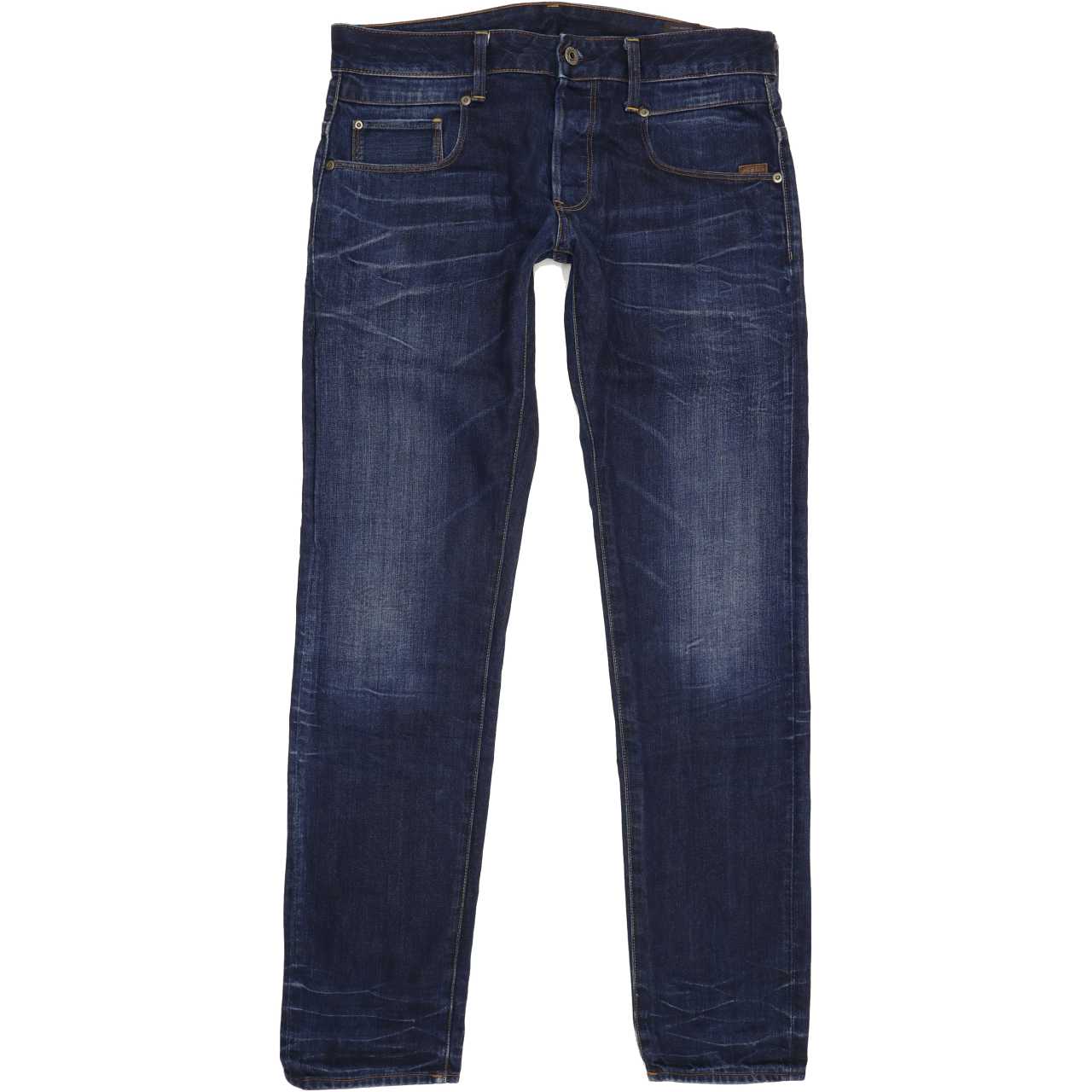 G-Star Radar Men Blue Straight Slim Jeans W32 L32