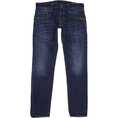 G-Star Radar Men Blue Straight Slim Jeans W32 L32