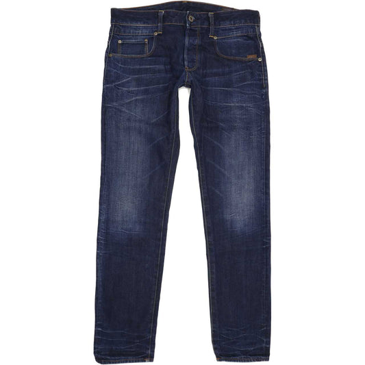 G-Star Radar Men Blue Straight Slim Jeans W32 L32