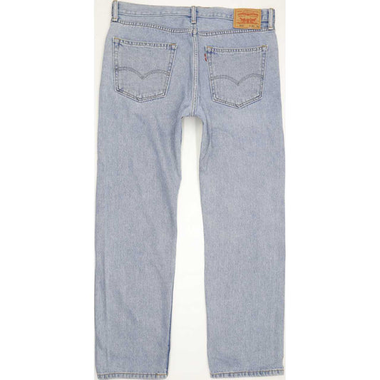 Levi's 505 Men Blue Straight Regular Jeans W36 L30