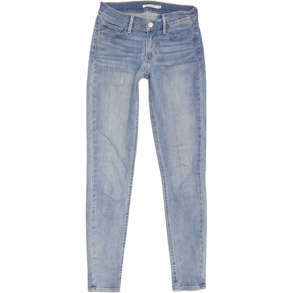 Levi's 710 Women Blue Skinny Regular Stretch Jeans W27 L30