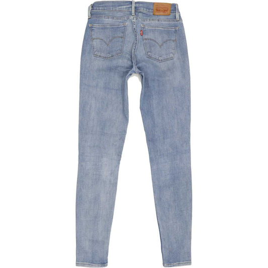 Levi's 710 Women Blue Skinny Regular Stretch Jeans W27 L30