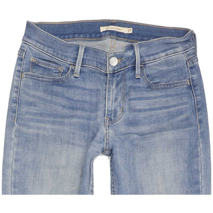 Levi's 710 Women Blue Skinny Regular Stretch Jeans W27 L30