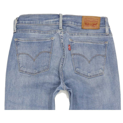 Levi's 710 Women Blue Skinny Regular Stretch Jeans W27 L30