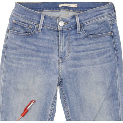 Levi's 710 Women Blue Skinny Regular Stretch Jeans W27 L30