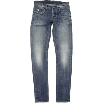 G-Star Defend Men Blue Straight Slim Jeans W32 L36