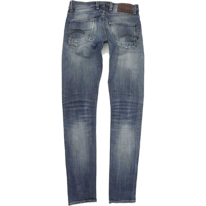 G-Star Defend Men Blue Straight Slim Jeans W32 L36