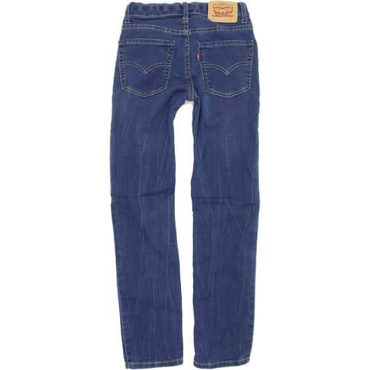Levi's 510 Kids Women Blue Skinny Slim Stretch Jeans W24 L27