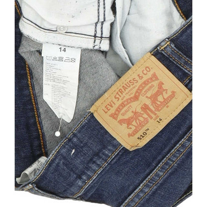 Levi's 510 Kids Blue Skinny Slim Stretch Jeans W24 L30
