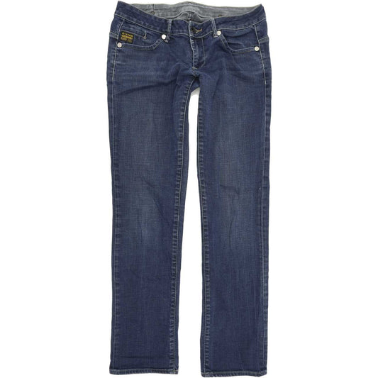 G-Star Midge Women Blue Straight Regular Stretch Jeans W31 L33